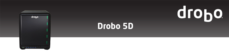 Drobo 5D 雷电2接口 BeyondRAID技术支持硬盘混插 5盘位DAS磁盘阵列-京东