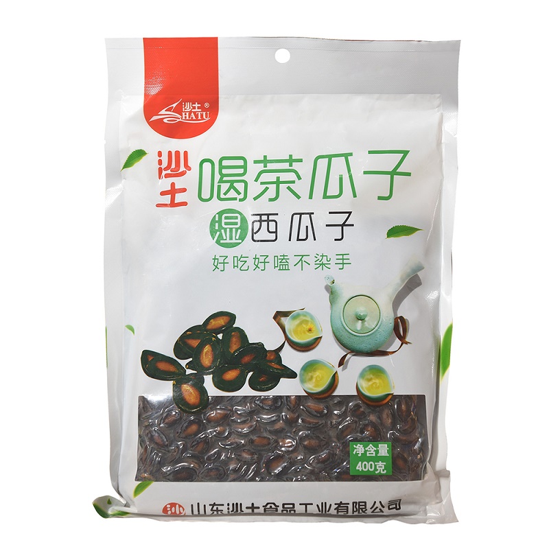 沙土喝茶湿西瓜子400g/袋 五香味坚果炒货京东自营年货办公休闲小零食
