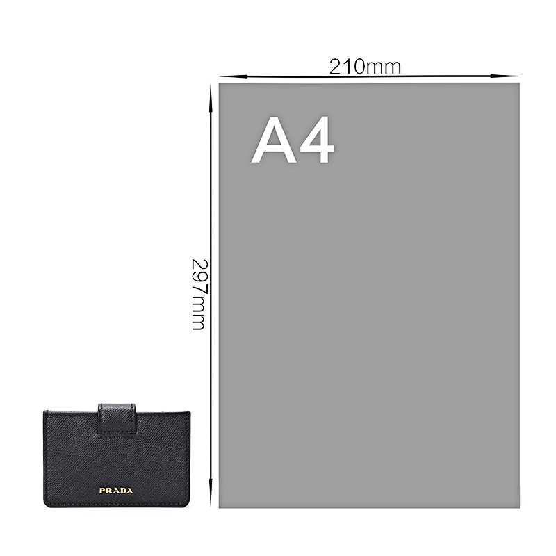 【普拉达卡包卡夹】送女友 prada 普拉达 男女中性黑