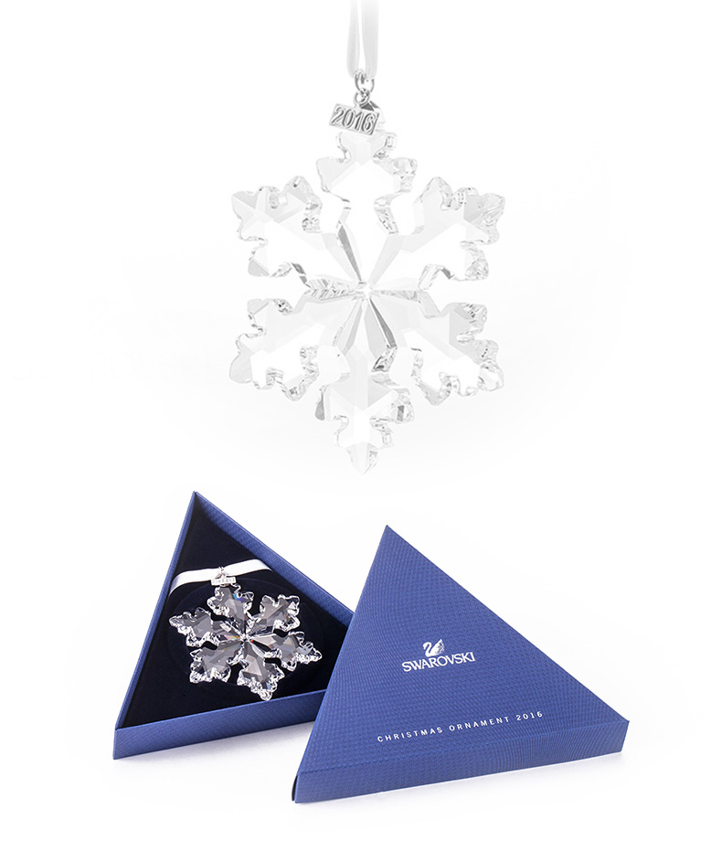 swarovski 施华洛世奇 祝福雪花水晶件圣诞车挂 5180210