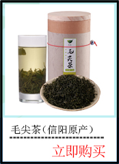 希怡 茶叶 绿茶 毛尖茶（信阳原产） 100/罐-京东