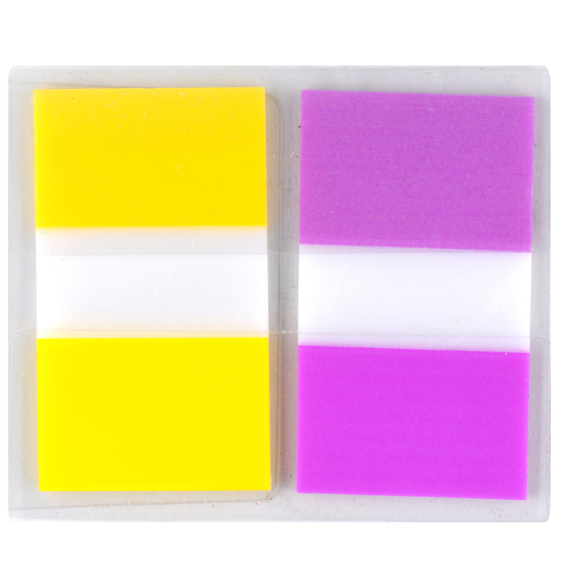 Клейкая лента 3M Post-it, прозрачные стикеры-закладки, офисные и школьные принадлежности, 680-2pk