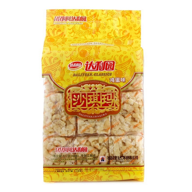 达利园沙琪玛鸡蛋味612g蛋糕零食早餐面包传统点心下午茶