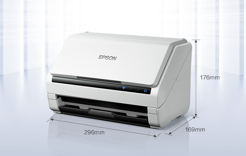 爱普生（EPSON) DS-570W A4馈纸式高速双面彩色文档扫描仪-Wifi无线扫描 原厂三年质保 35ppm/70ipm-京东