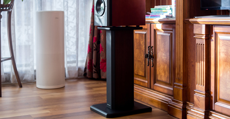 Акустическая система EDIFIER AIRPULSE ST300, напольная подставка для колонок, вишнево-красный, для домашнего кинотеатра