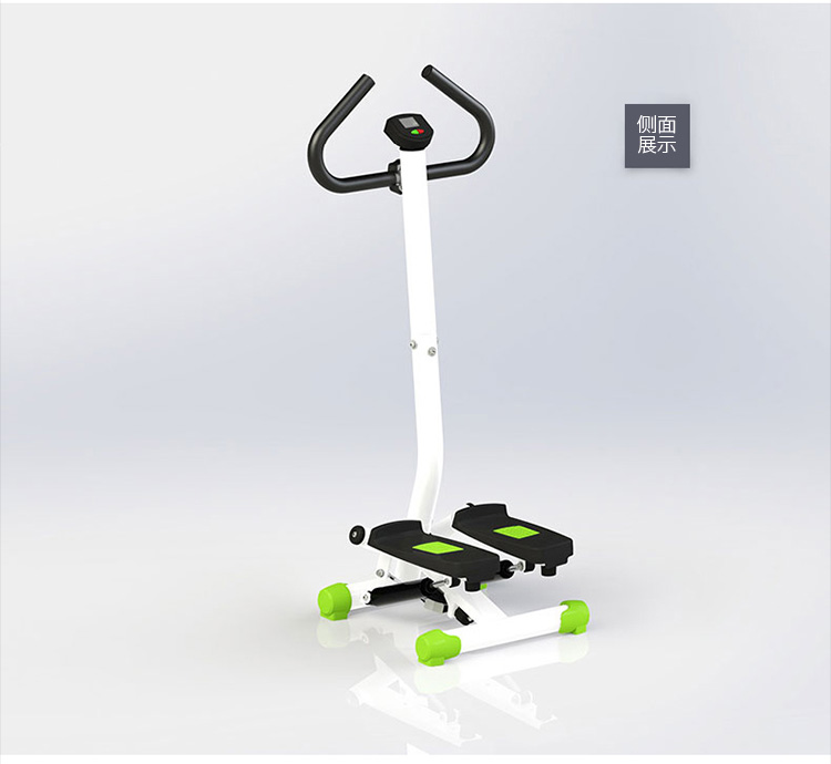 Suncao Home Handrail Fitness Stepper, Mini Hydraulic Stepping Machine, Floor Exercise Device SC-S085 Peach Pink 19