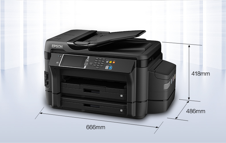 爱普生（EPSON）L1455 A3+彩色多功能一体机 复印机 （打印复印扫描传真）自动双面 网络-京东