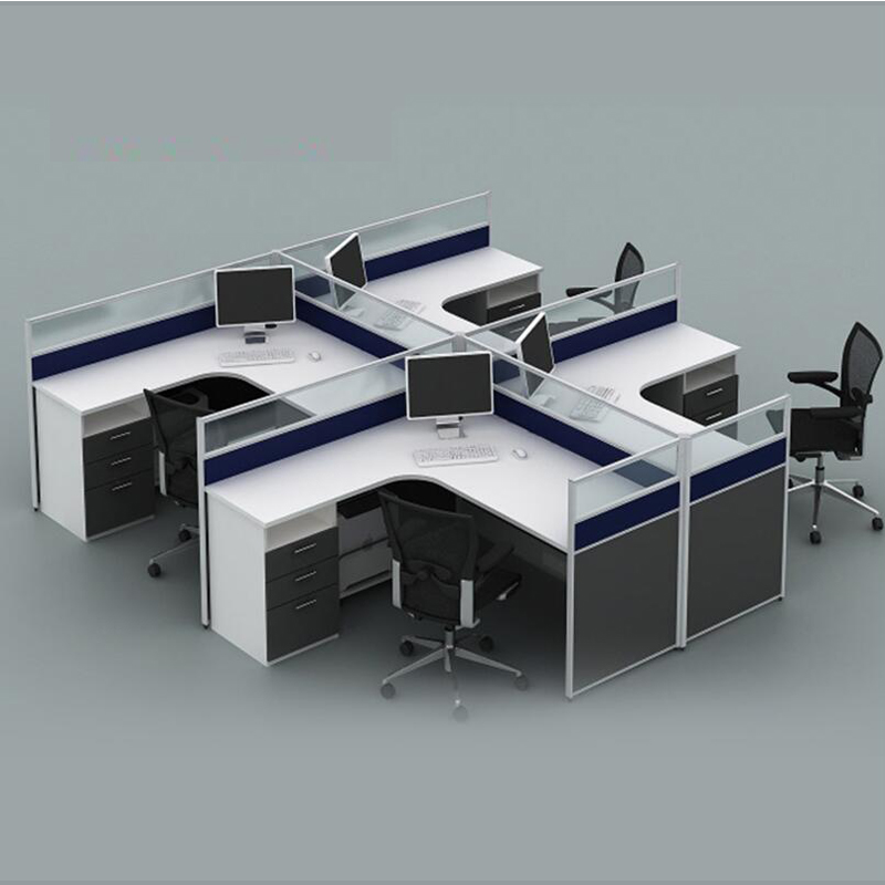 震迪 屏风隔断办公桌l转角型 加大定制款工作位 vpf-1500l 批量定制