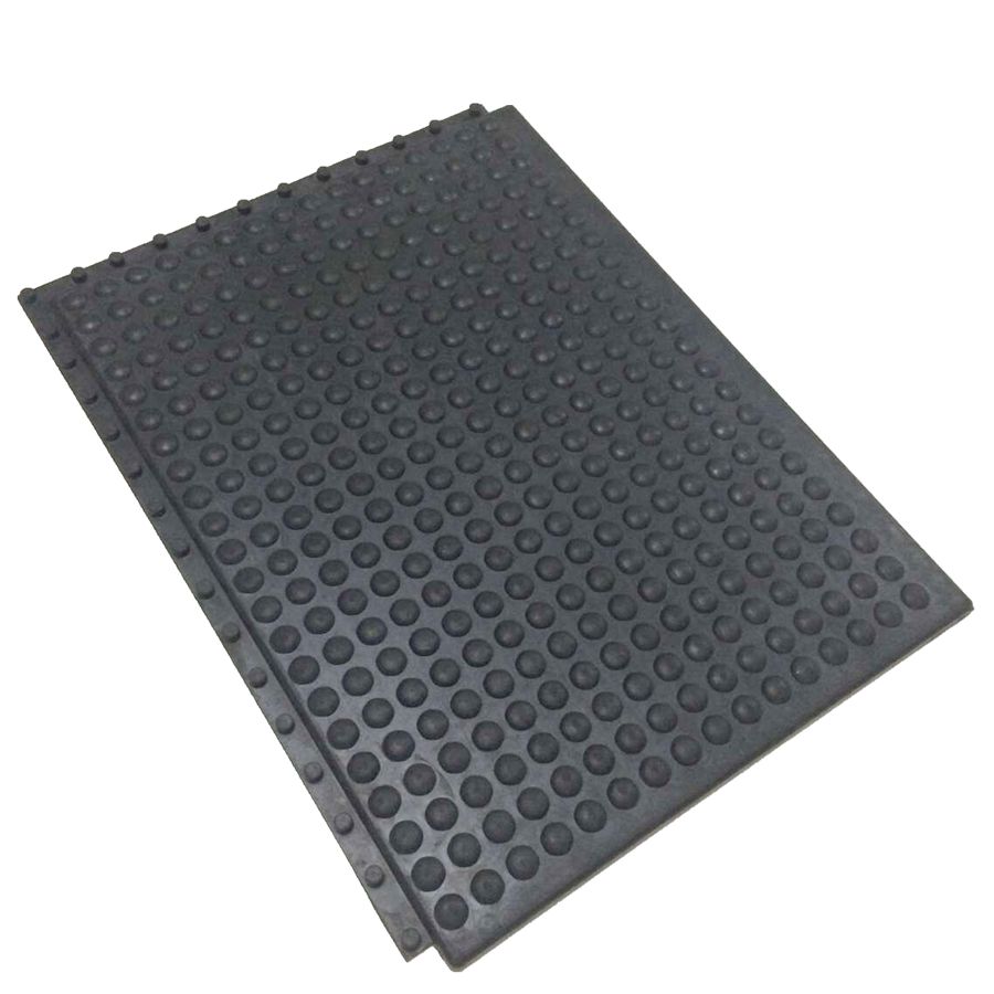 爱柯部落 舒德橡胶抗疲劳地垫 黑色 60cm*45cm*17mm-京东