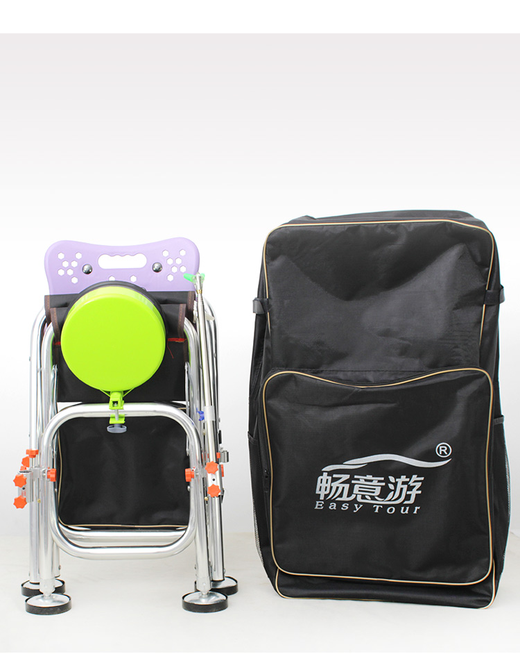 仓梵easytour便携垂钓椅子渔具用品炮台户外钓椅折叠椅伞架多功能钓鱼