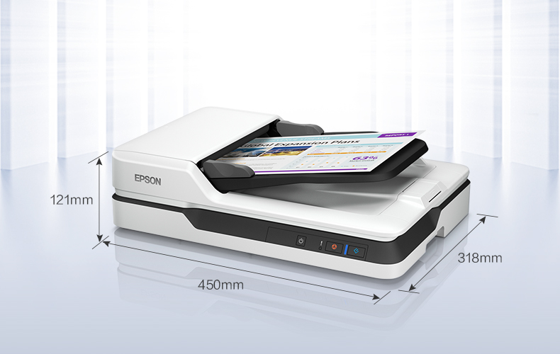 爱普生（EPSON) DS-1610 A4 ADF+平板 22ppm高速彩色文档扫描仪-京东