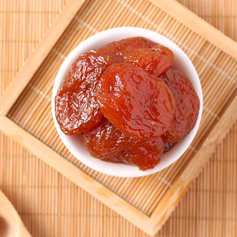 华味亨水晶杏脯150g 蜜饯果干无核大个休闲食品健康零食小吃