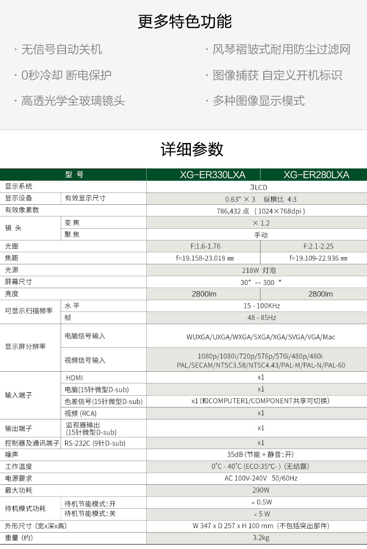 SHARP 夏普液晶投影仪 3LCD投影机 高亮高清 办公家...-京东