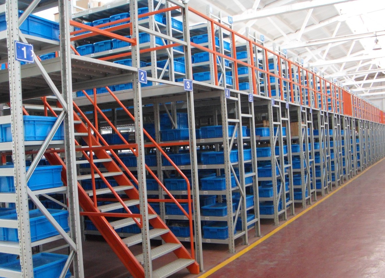 【企业定制】震迪 重型工厂车间置物架vhj-gl291 重型仓储阁楼货架