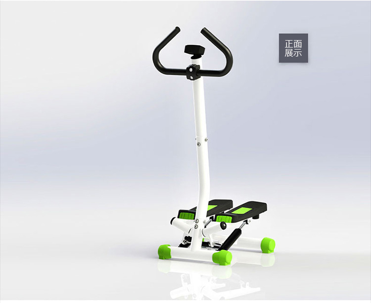 Suncao Home Handrail Fitness Stepper, Mini Hydraulic Stepping Machine, Floor Exercise Device SC-S085 Peach Pink 18