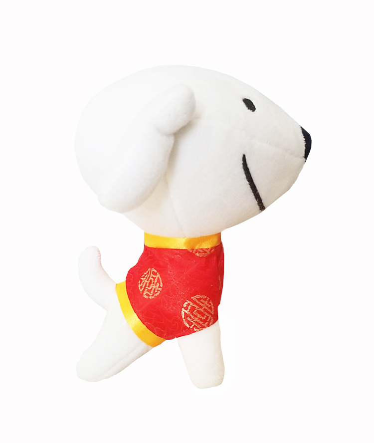 joy studio京东吉祥物京东狗毛绒玩具公仔玩偶新春唐装版大号厂家直发