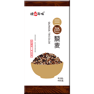 悦谷百味 三色藜麦米 455g（无添加  黎麦 黑藜麦 红藜...-京东
