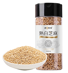 悦谷百味 熟白芝麻 230g（无添加 香醇饱满 烘焙炒熟的白...-京东