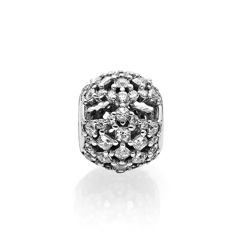 pandora 潘多拉 雪花片片串珠 796378cz