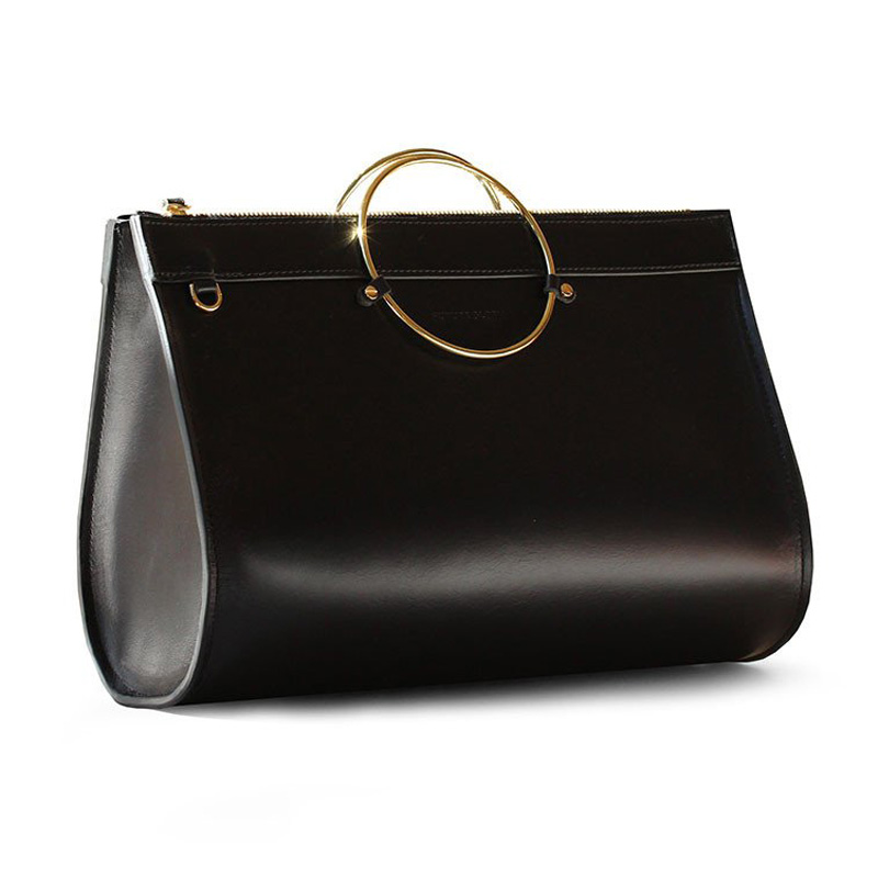 future glory rockwell venti系列女士黑色圆筒包