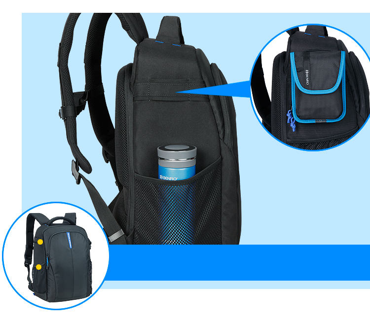 Benro Hiking Backpack 200, Professional DSLR Camera Bag with Large Capacity, Full Compartments And Enhanced Protectio 11