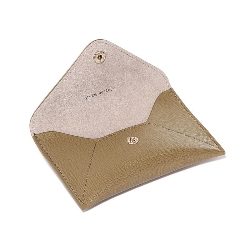 coccinelle 可奇奈尔 女士军绿色牛皮小巧零钱包 e2 b65 12 83 14 081