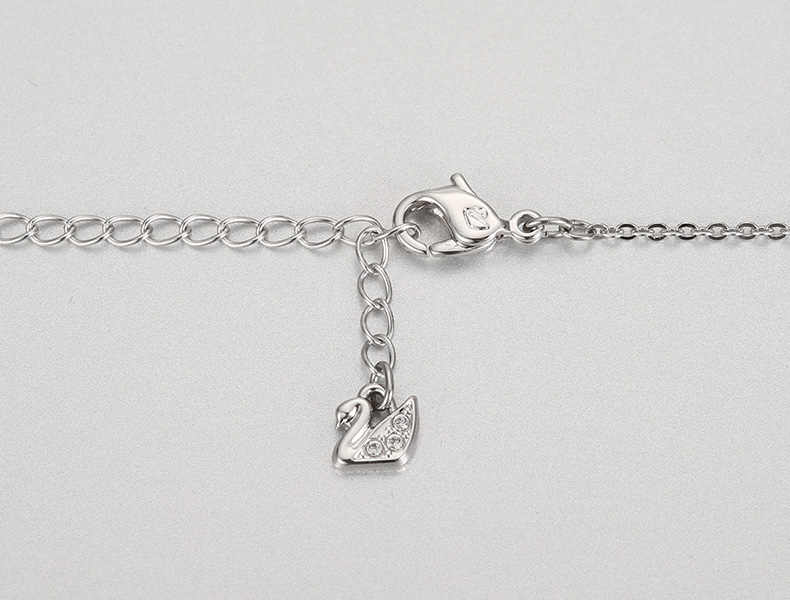 swarovski 施华洛世奇 可爱小狗项链锁骨链 秒变女王 镀白金色 女友