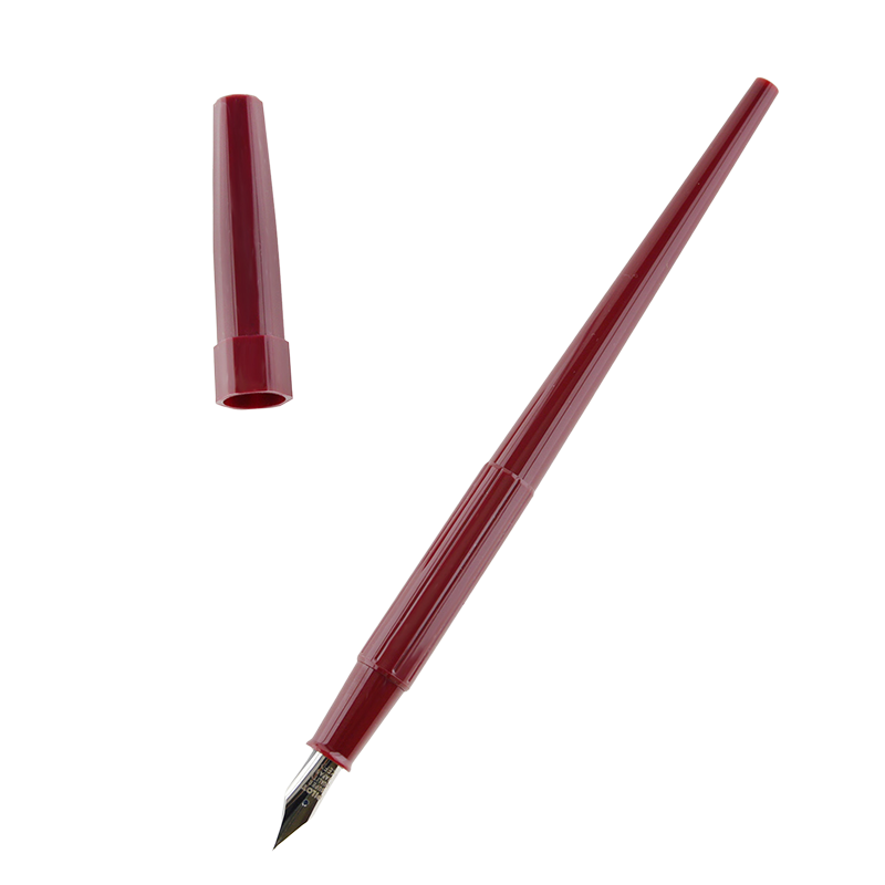 PILOT Fine Long Pen Fountain Pen for Male And Female Hand-Drawing Sketching Calligraphy Practice Students Adults Fountain Pen DPP-70 F Nib Red