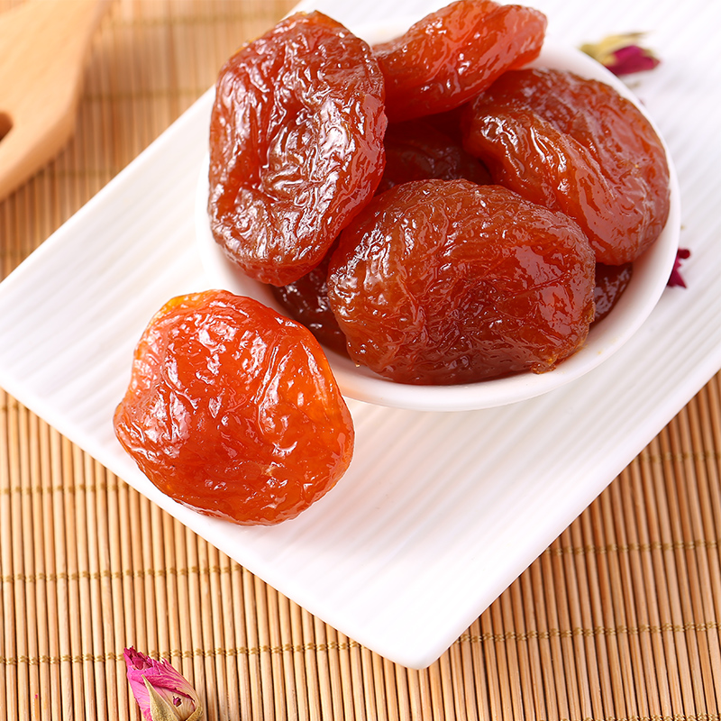 华味亨水晶杏脯150g 蜜饯果干无核大个休闲食品健康零食小吃