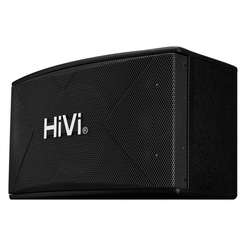 HiVi X1000 Home Theater KTV Sound System, Karaoke Home Singing Equipment, Living Room Karaoke Speakers, Card Speaker Pair with 10-Inch Drivers, Karaoke Machine Companio