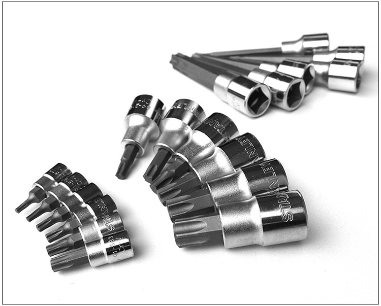 史丹利 （STANLEY） 18件套6.3MM，12.5MM系列花型旋具套筒组套 91-941-22-京东