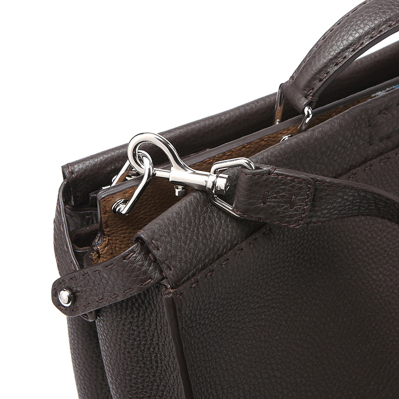 【芬迪电脑包】fendi 芬迪 男士黑色牛皮单肩电脑包 7va388 8kl f0gxn