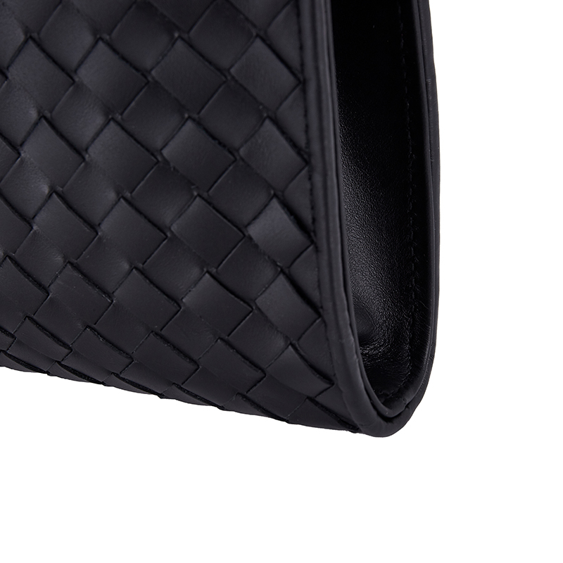 bottega veneta 宝缇嘉 bv 男士黑色牛皮编织手包 406021 v4651 1000