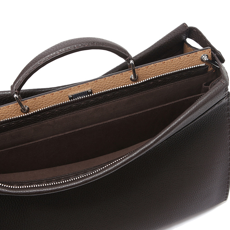 【芬迪电脑包】fendi 芬迪 男士黑色牛皮单肩电脑包 7va388 8kl f0gxn