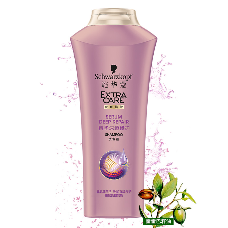 施华蔻(schwarzkopf)精华深透修护洗发露400ml(洗发水 修护重度受损