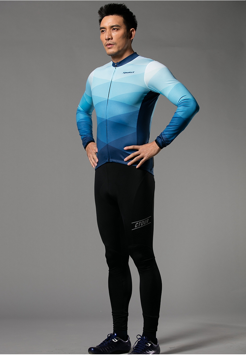 思帕客spakct 18新款雪长袖骑行服套装男夏季自行车山地春秋s18c32/s