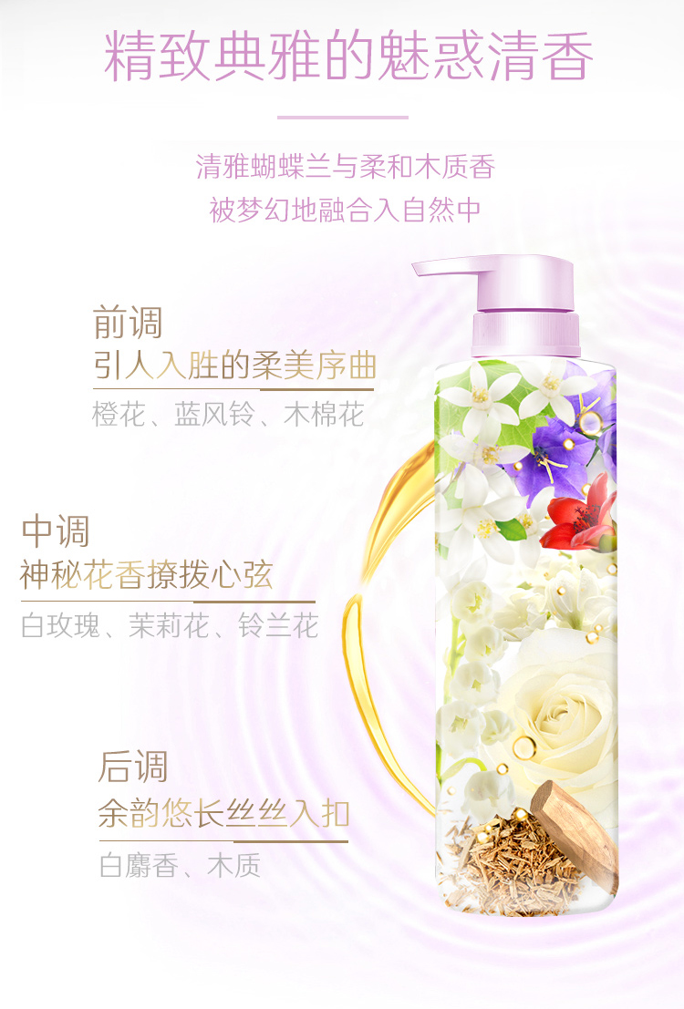 多芬(Dove)洗发水 修护盈润 洗发露470ml-京东