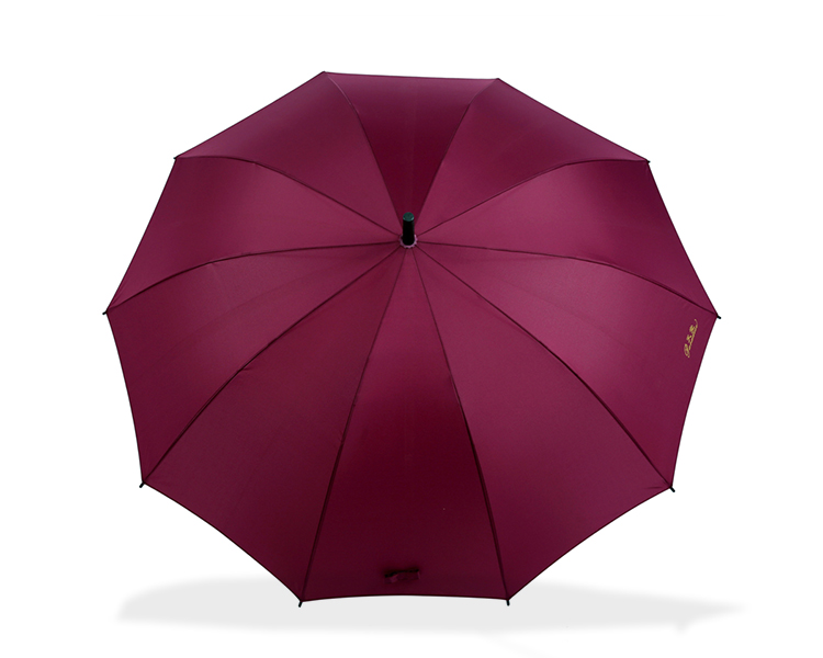 天堂 碰击布加大加固直杆自开晴雨伞193e酱红色