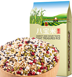 悦谷百味 八宝粥米 1kg（五谷杂粮 八宝饭 大米 小米 黑...-京东