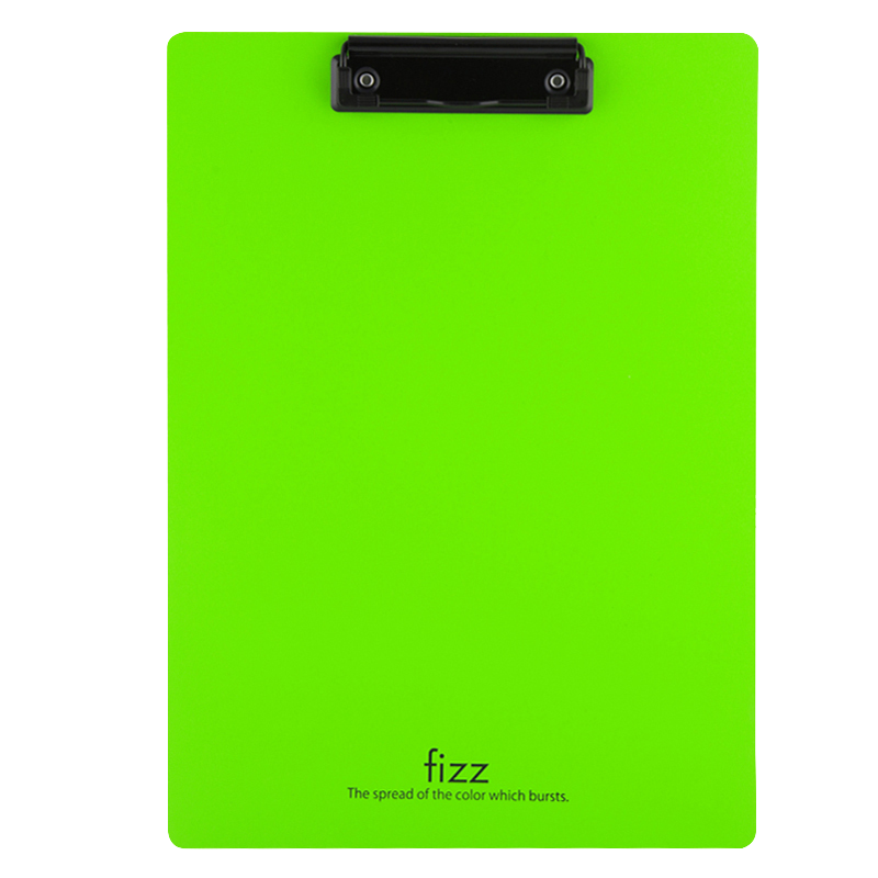 Fizz High-Quality A4 Thick PP Writing Clipboard/pad/folder/office Supplies/student Stationery, Green A6383