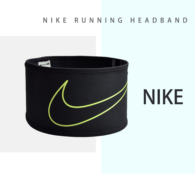 NIKE耐克Dri-fit Swoosh跑步头带发带 男女运动头带健身篮球吸汗带发绳 NRN51023OS-京东