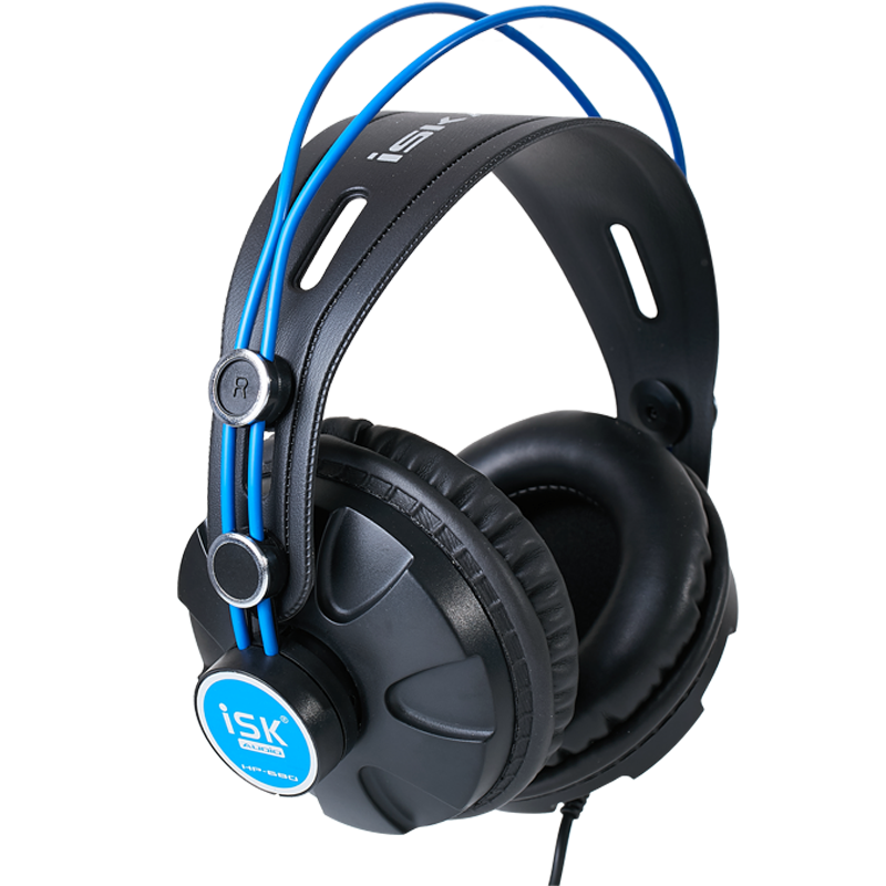 ISK HP680 Professional Wired Over-Ear Monitoring Headphones for Computer, Mobile Phone, Sound Card, Live Streaming, Singing, Recording, And Monitoring with High-Fidelity Closed Design for Comfortable Wear