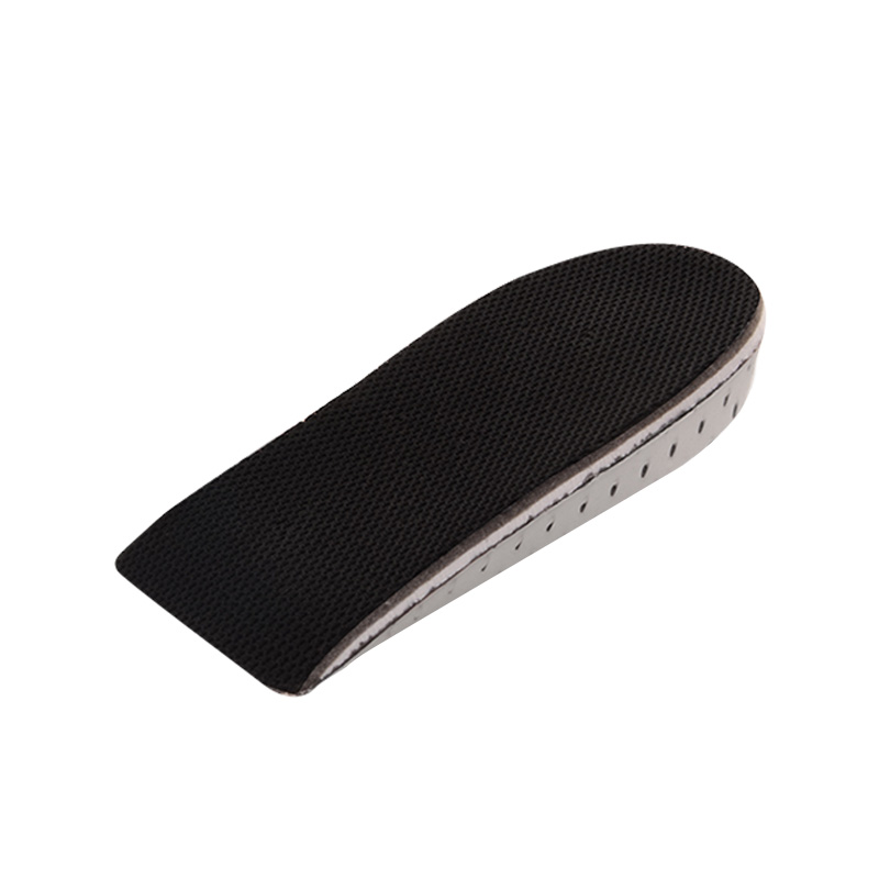 Eleft Black And White Memory Foam Invisible Height-Increasing Insoles for Men And Women, Shock-Absorbing, Soft And Elastic, Breathable And Comfortable Half Insoles, 1.5CM