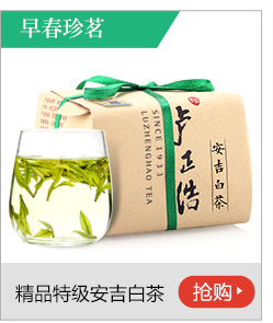 【京东超市】2017春茶上市 卢正浩 茶叶 绿茶 浓香一级A...