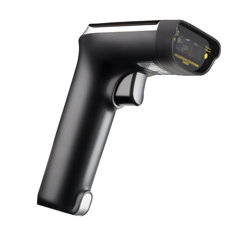 Honeywell Wireless Barcode Scanner Gun, Barcode Scanner, Barcode And QR Code Scanner, for Supermarkets, Retail, Warehouses, Logistics, Mobile Screen Code Scanner, OH4502 Black