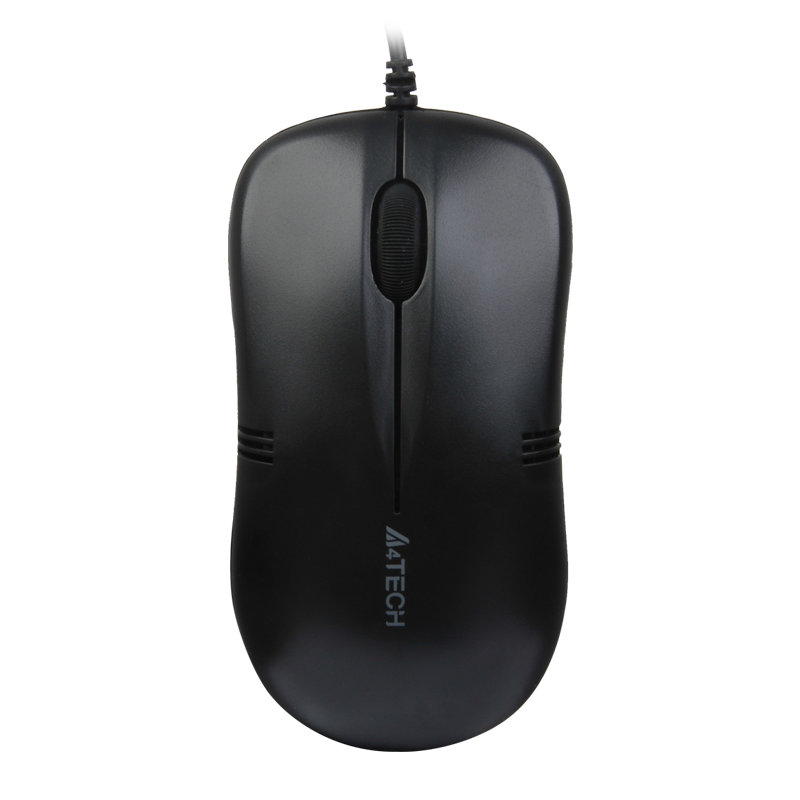 A4TECH WM-100, Pack of Ten, Large Size, Symmetrical, Wired Mouse, Office Mouse Peripheral Computer Mouse, USB Mouse, 10 Pieces, Black, Wired