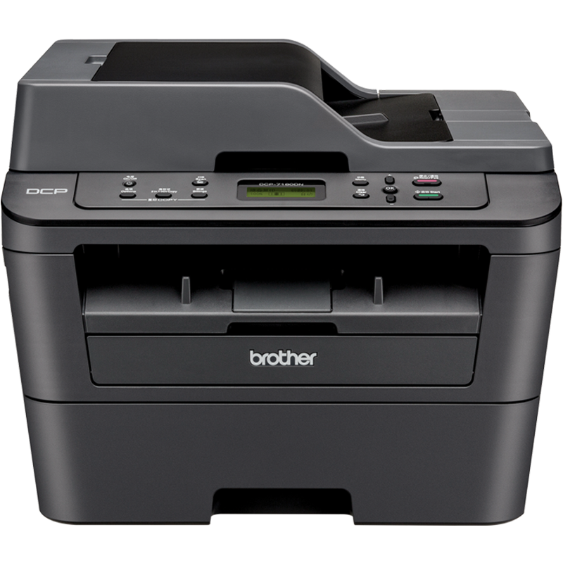 Brother DCP-7180DN Black And White Laser Home Printer, Wired Network Office Student Printing, Automatic Document Feeder, Duplex Copying, Scanning All-In Machine