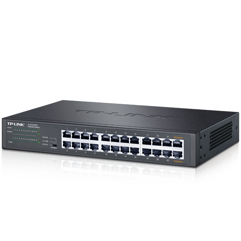 TP-LINK 24-Port Full Gigabit Switch Non-Managed T Series Enterprise-Level Switch TL-SG1024DT