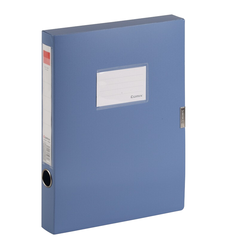 COMIX A4 35mm Velcro File Box/document Box/data Storage Box, Bulk Order/Group Purchase, Blue, A1248