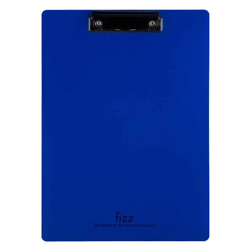 Fizz High-Quality A4 Thick PP Writing Clipboard/pad/hard File Folder/office Supplies/student Stationery, Dark Blue A6383